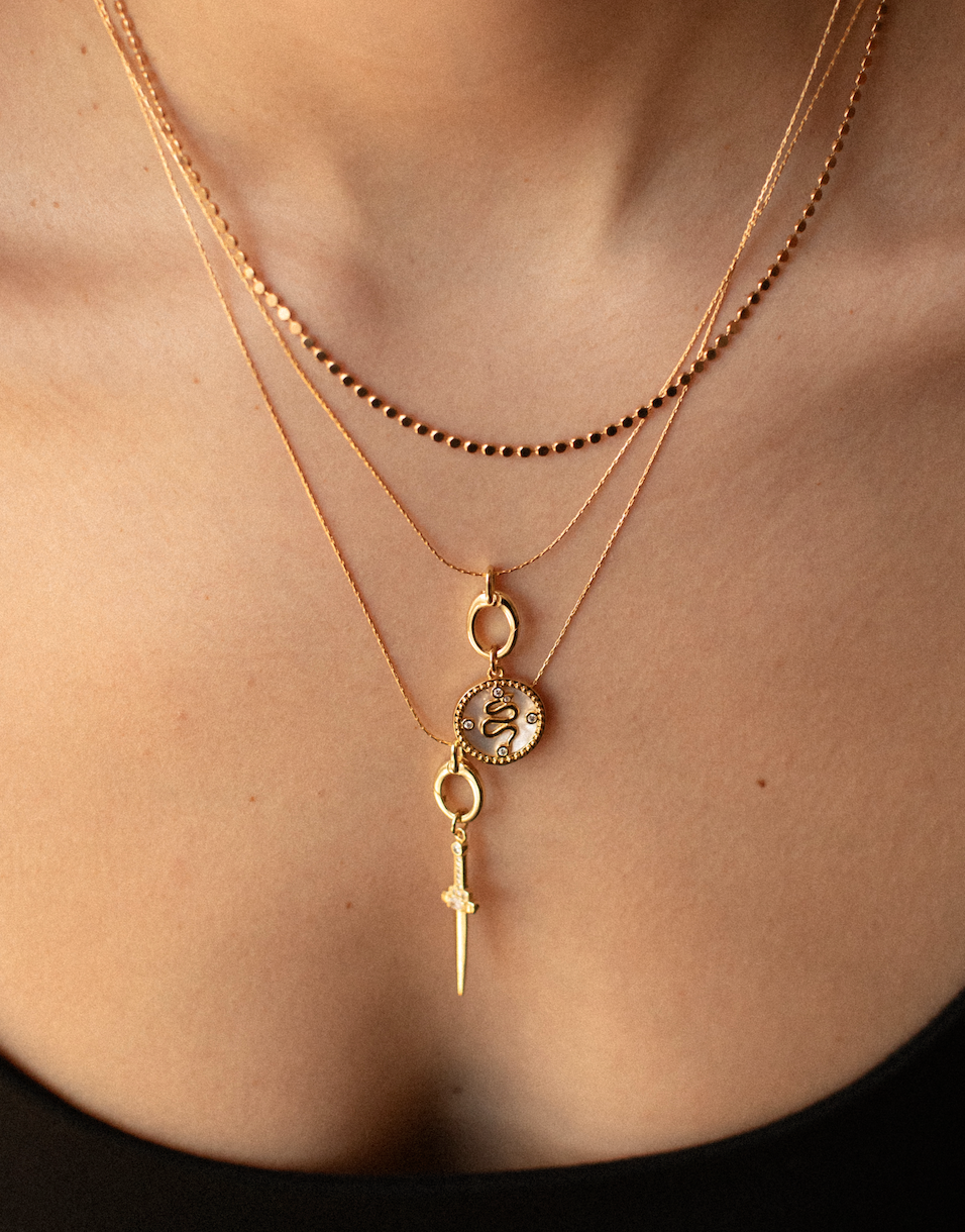 THE GOLD CHARMED COLLECTION. SOLD INDIVIDUALLY.