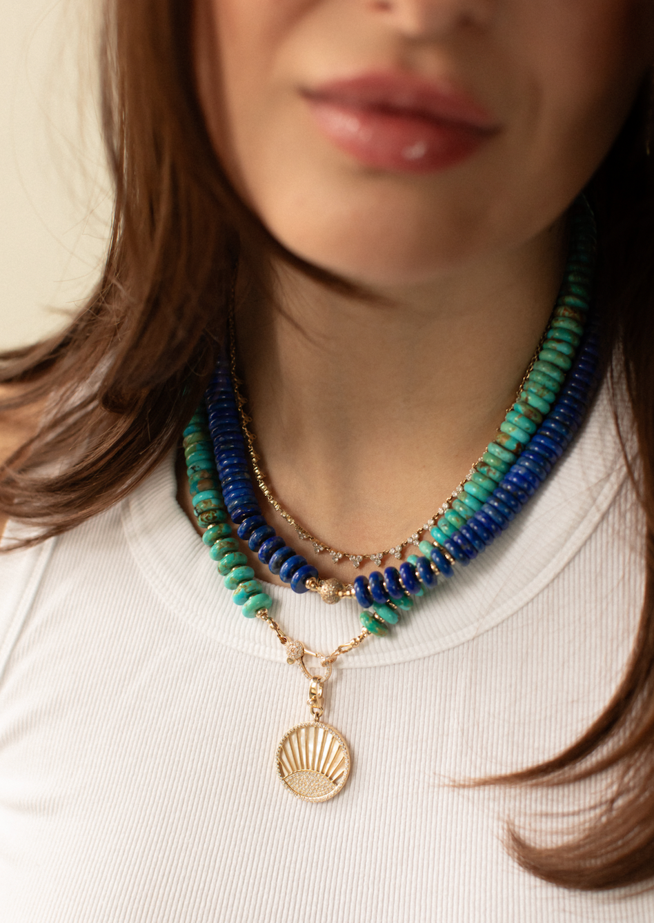 THE DIAMOND SUNRISE PENDANT