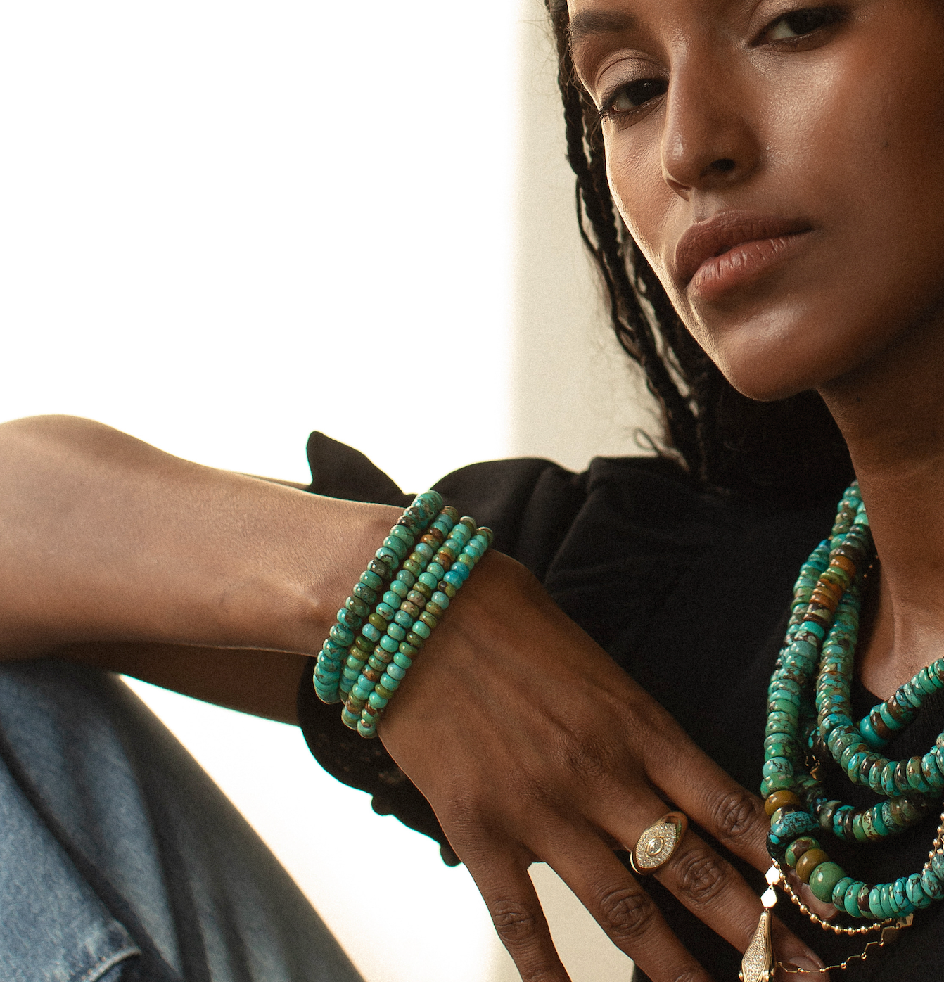 TURQUOISE GEMSTONE BRACELETS