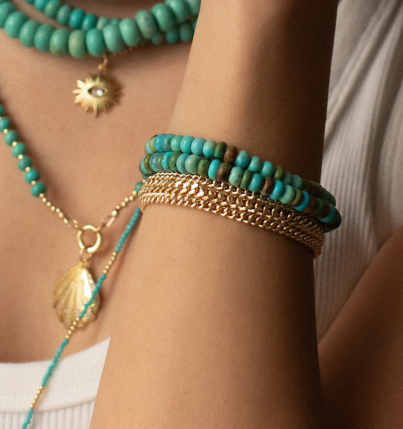 18K GOLD FILL CUBAN LINK BRACELET