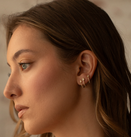 DIAMOND MARQUISE DIAMOND EARRINGS
