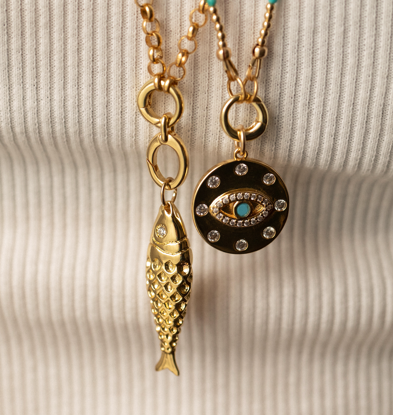 THE GOLD CHARMS & NECKLACES. SOLD INDIVIDUALLY