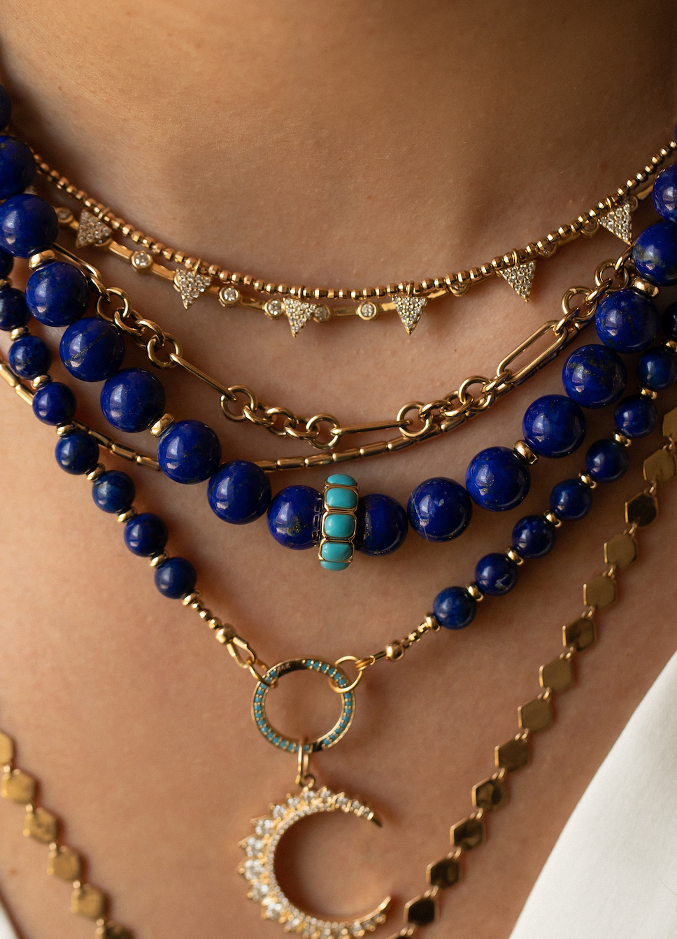 14K GOLD LINK CHAIN 16-18"