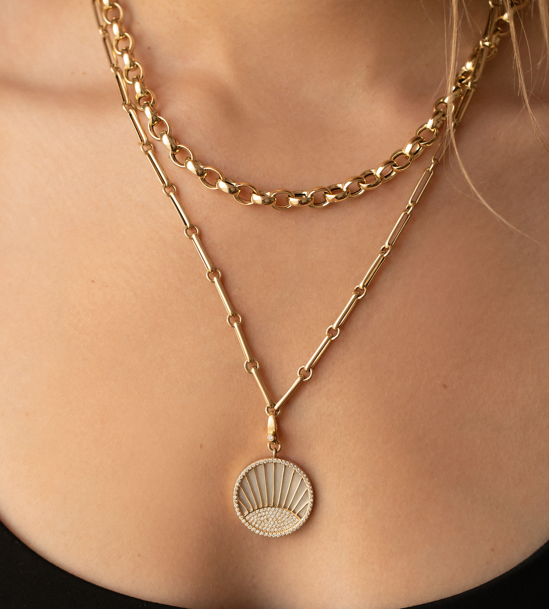 THE DIAMOND SUNRISE PENDANT