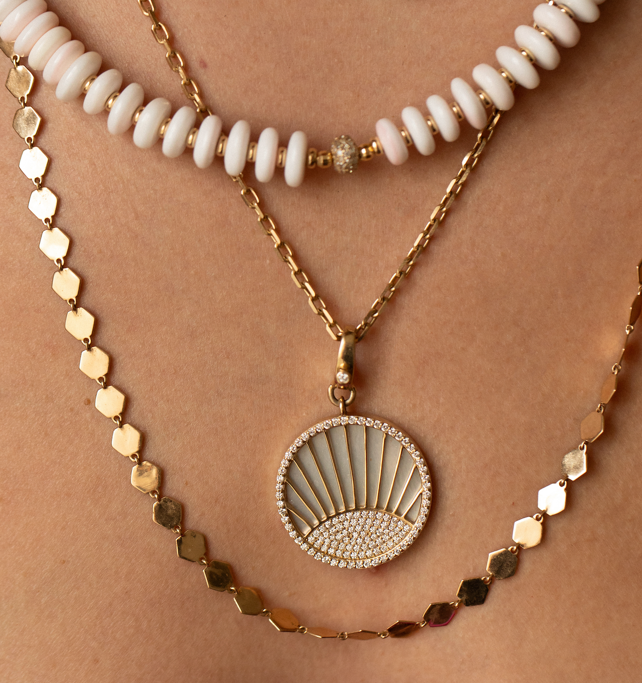 THE DIAMOND SUNRISE PENDANT