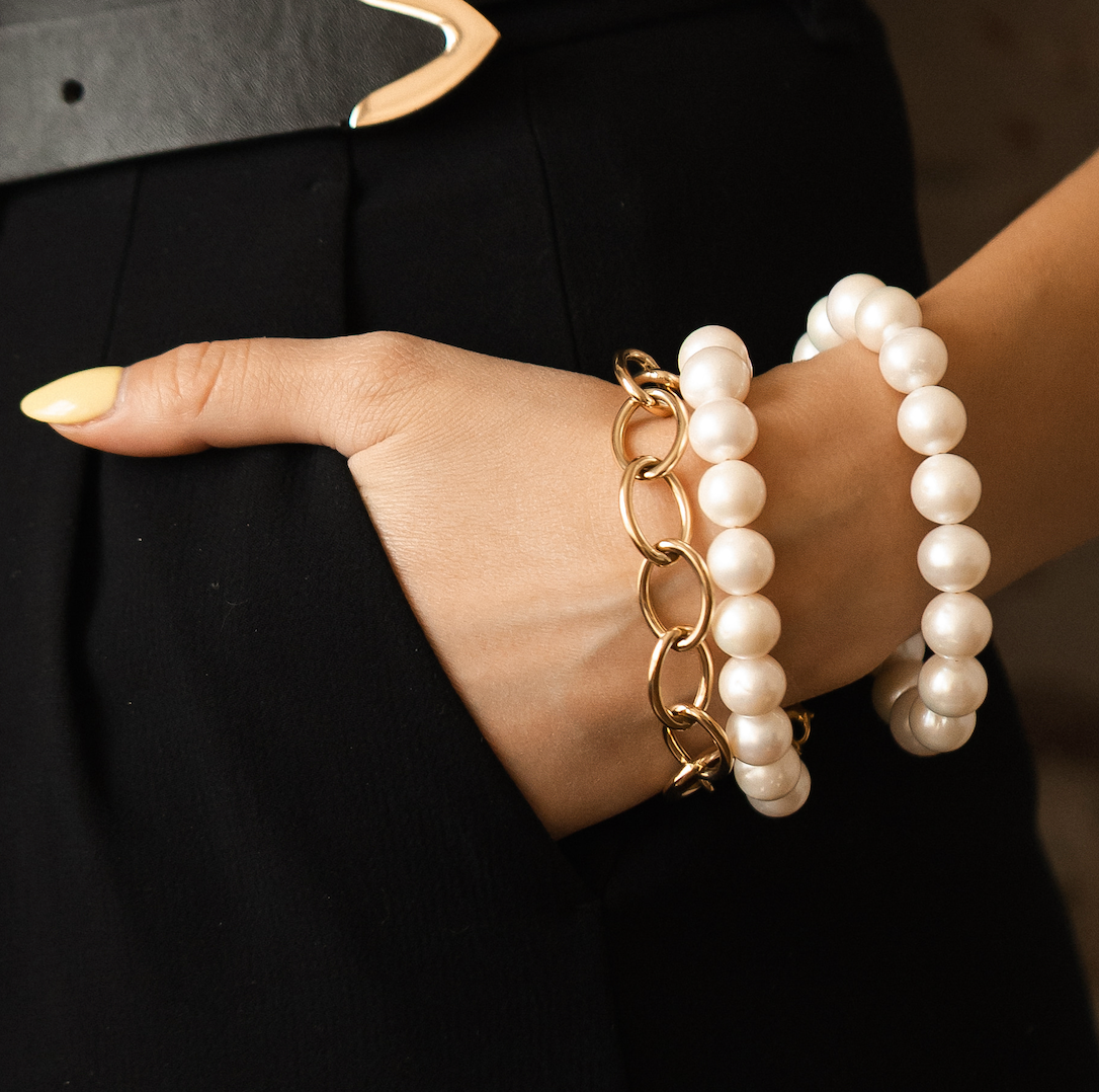ROUND PEARL BRACELET