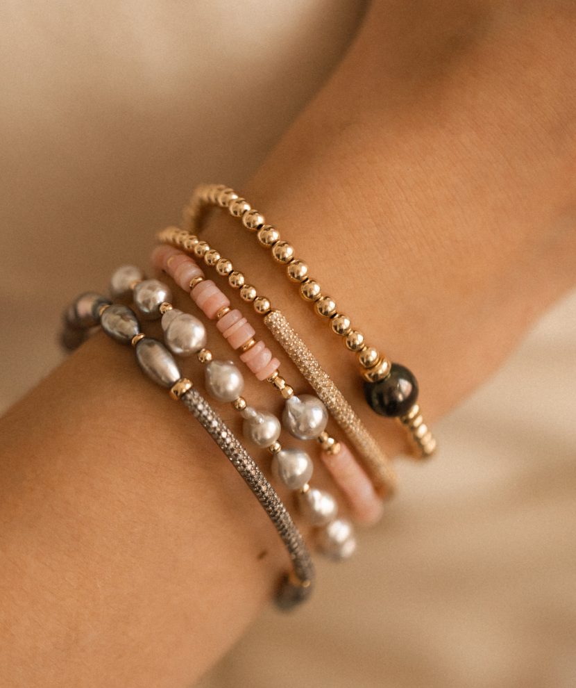 AKOYA & 14K GOLD BRACELET