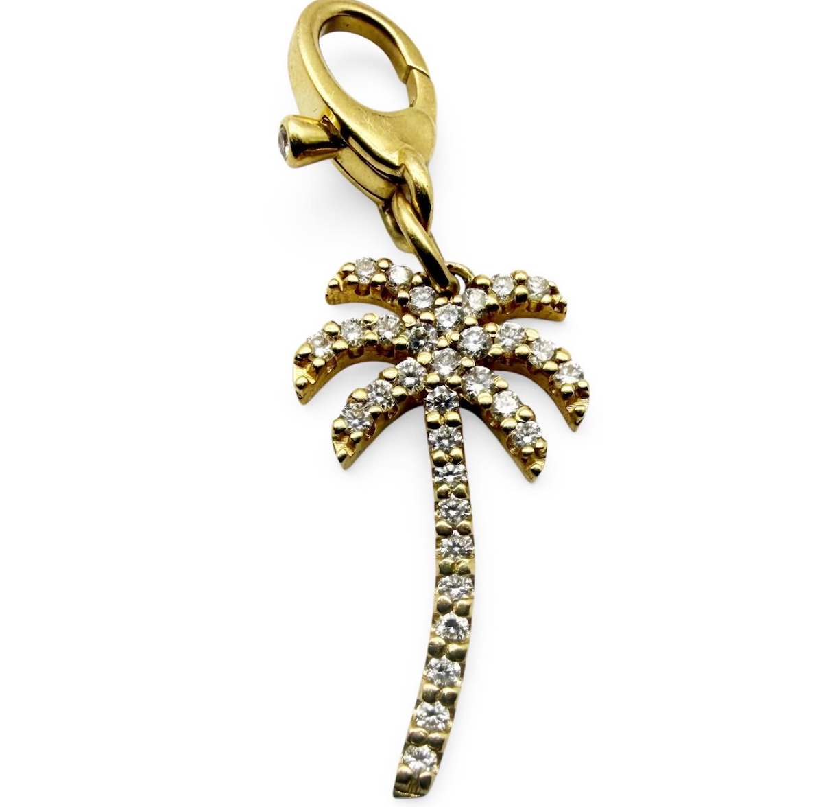 14k GOLD & DIAMOND PALM TREE