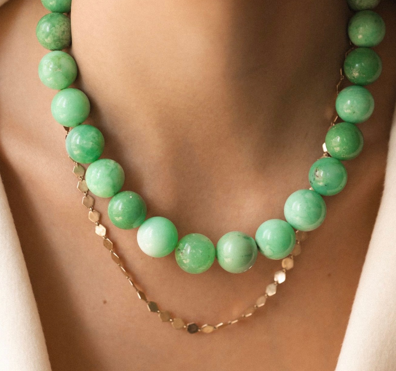 CHRYSOPRASE NECKLACE