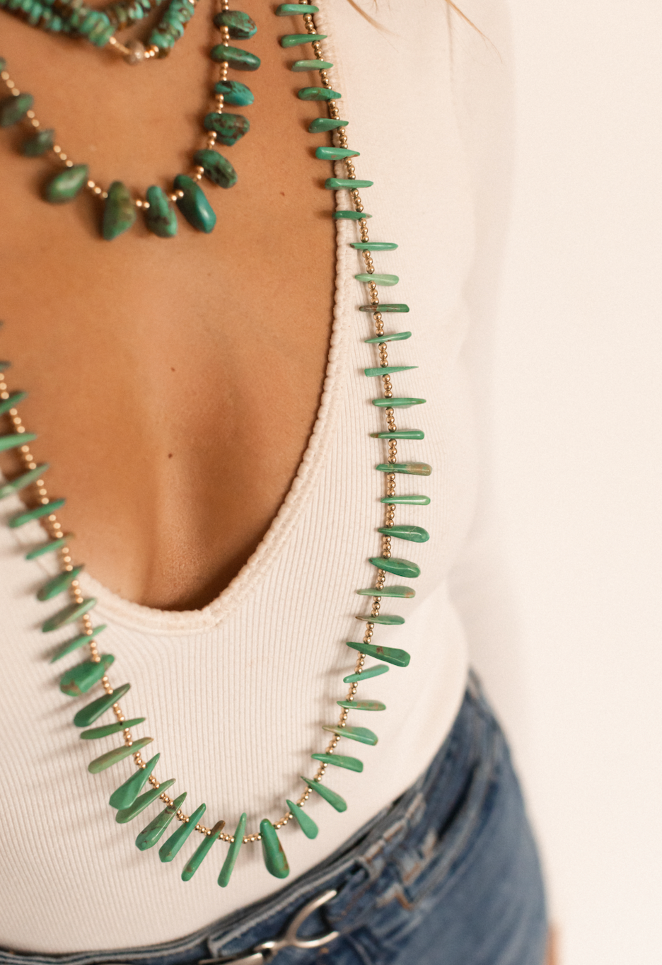 GREEN TURQUOISE NECKLACES