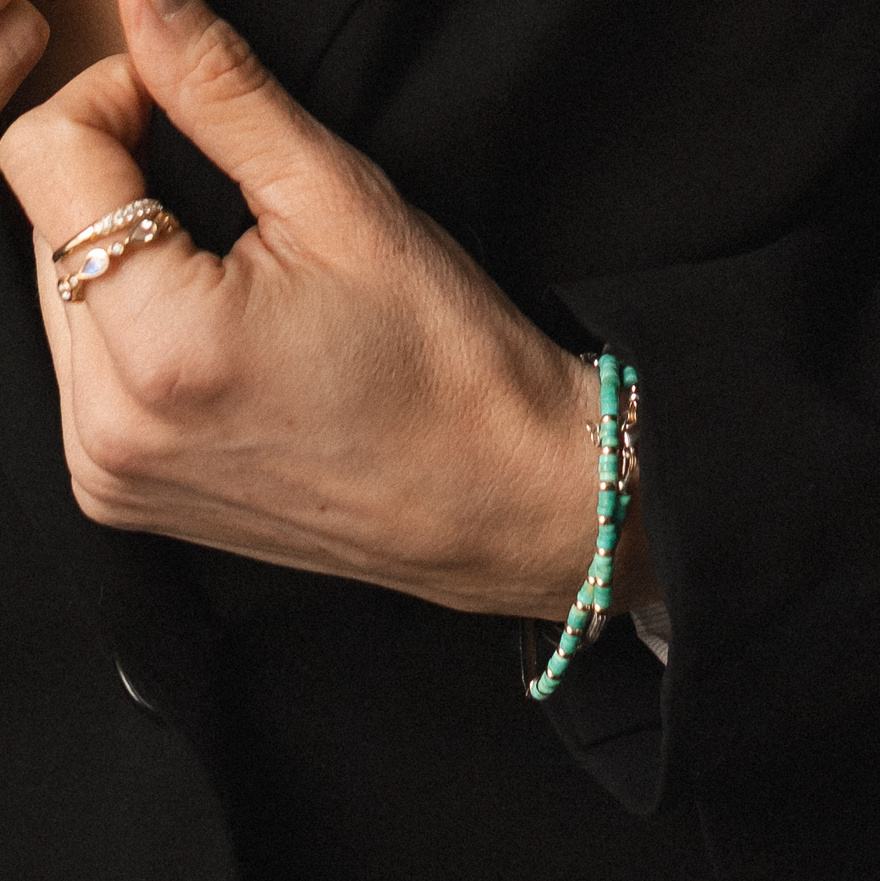 TURQUOISE & DIAMOND BRACELET