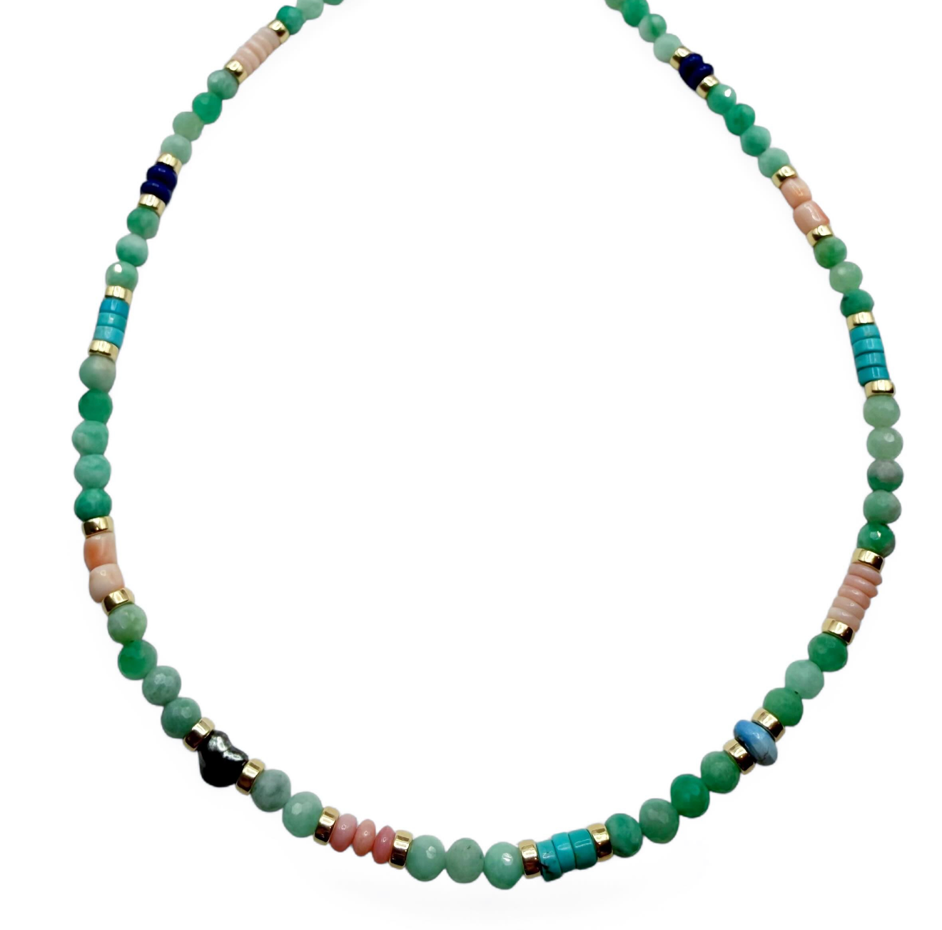 EMERALD AND MULTI GEMSTONE NECKLACES