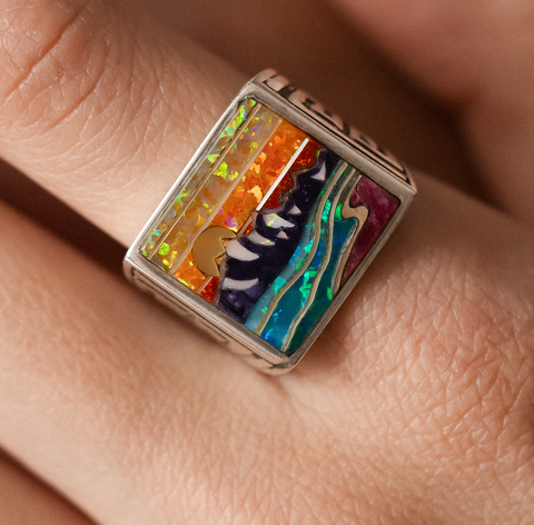MOUNTAIN SUNRISE RING