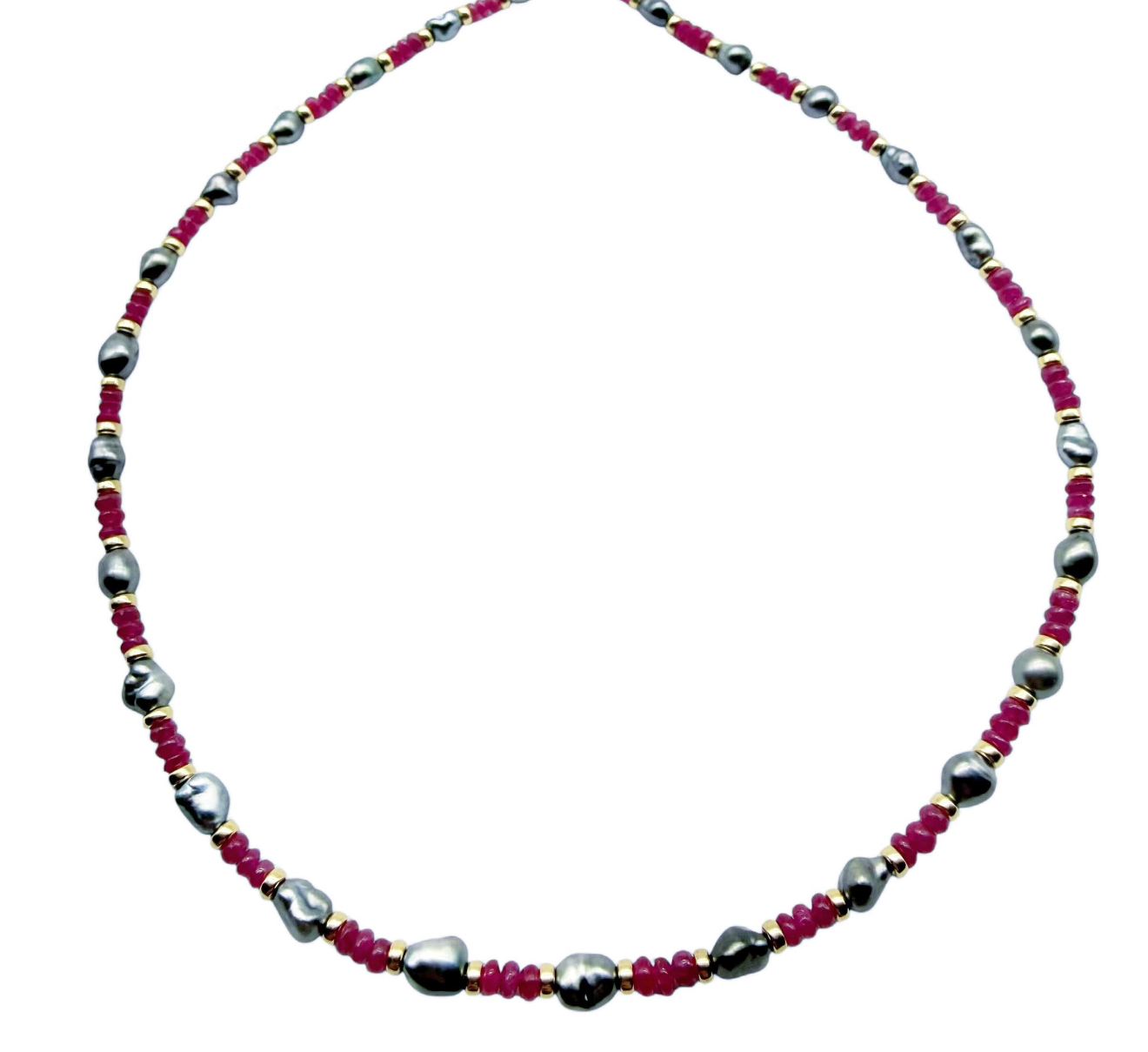 RUBY AND TAHITIAN PEARL