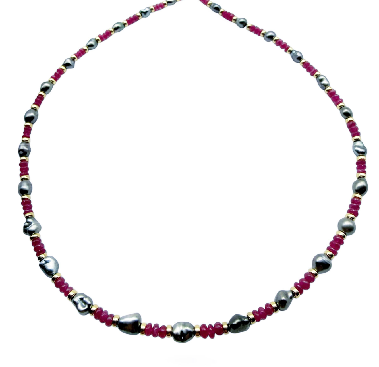 RUBY AND TAHITIAN PEARL