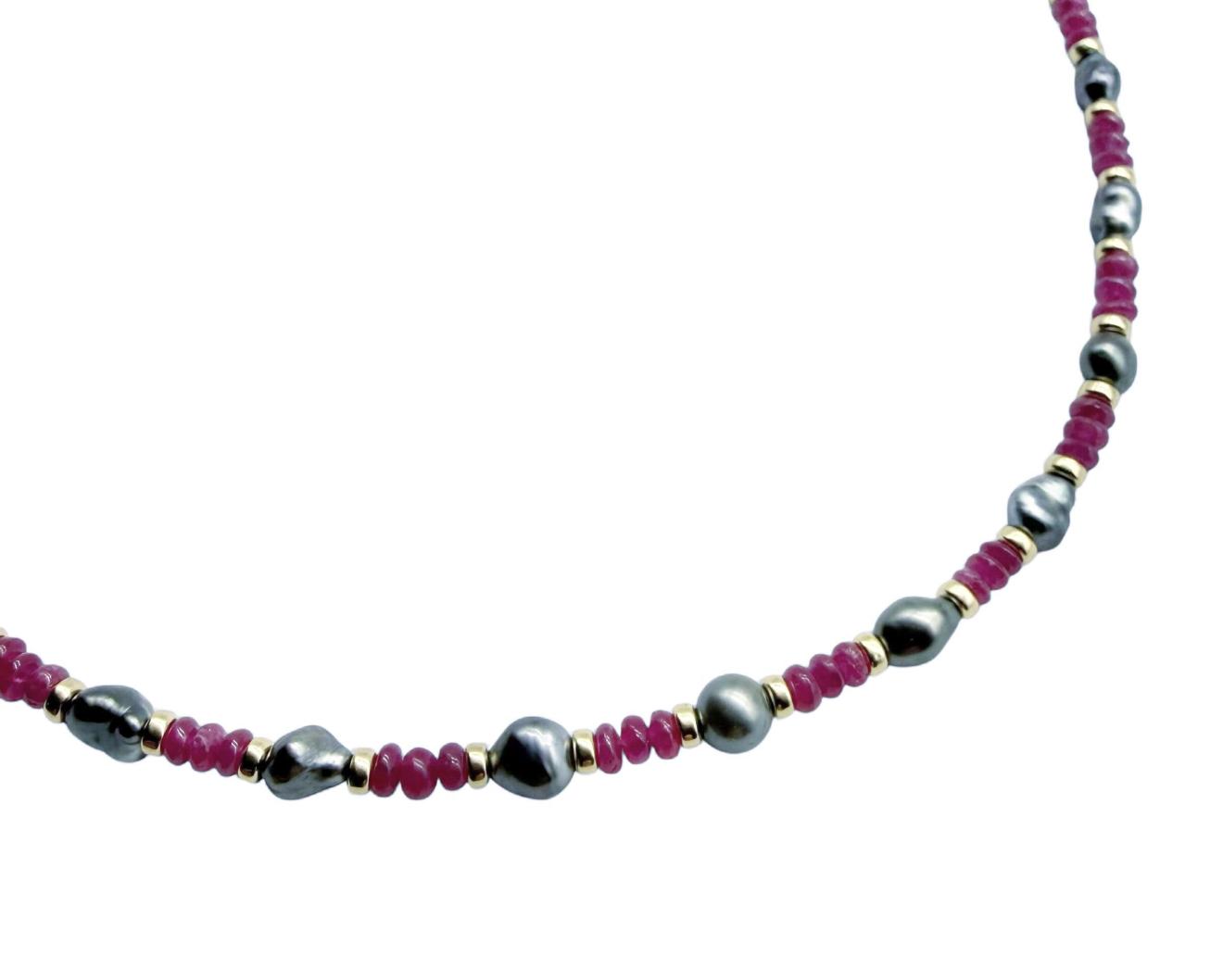 RUBY AND TAHITIAN PEARL
