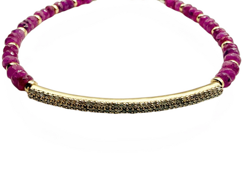 DIAMOND AND SAPPHIRE BRACELET