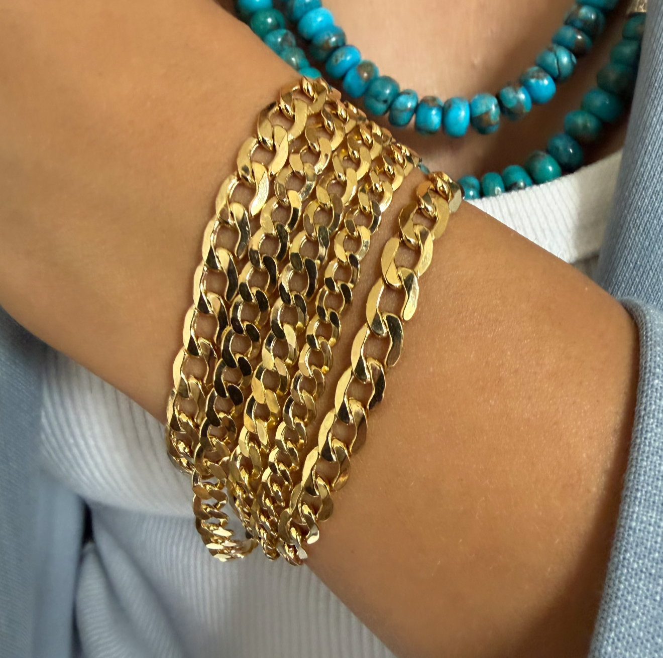 SOLID GOLD LINK CHAIN