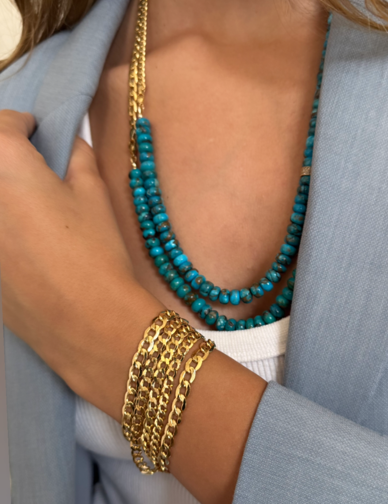 SOLID GOLD LINK CHAIN