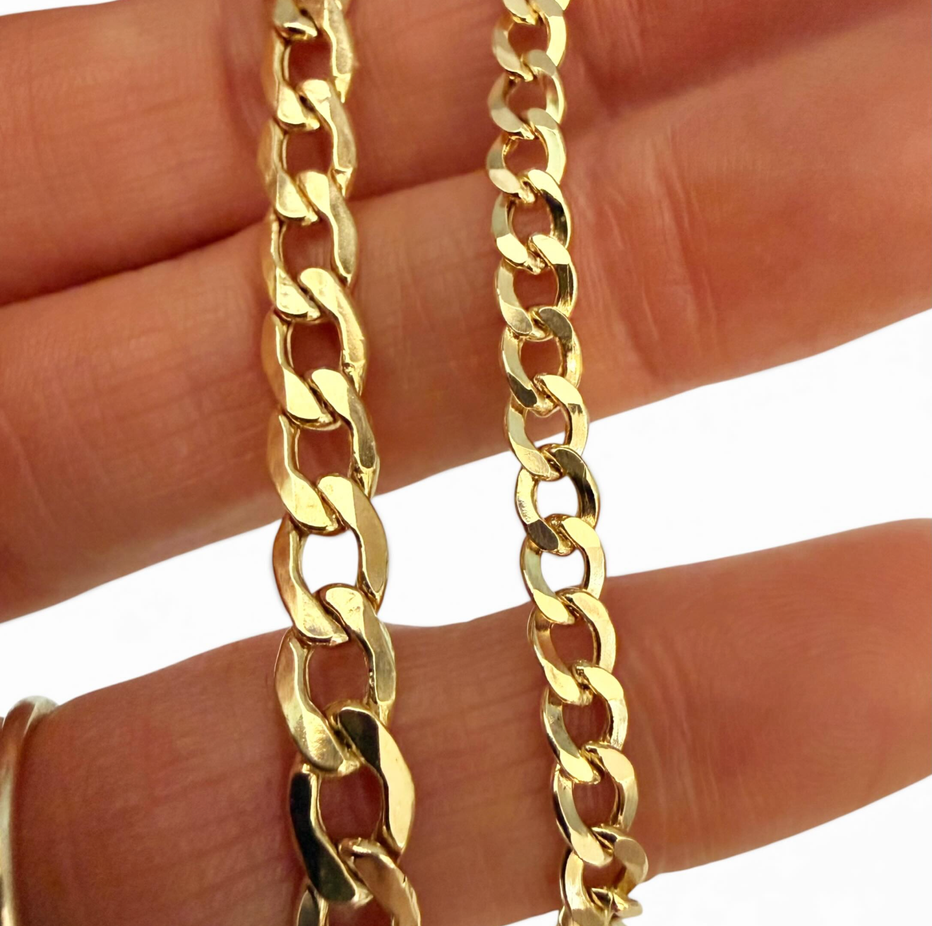 SOLID GOLD LINK CHAIN