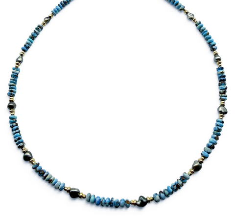 GOLDEN HILL & TAHITIAN PEARL NECKLACE