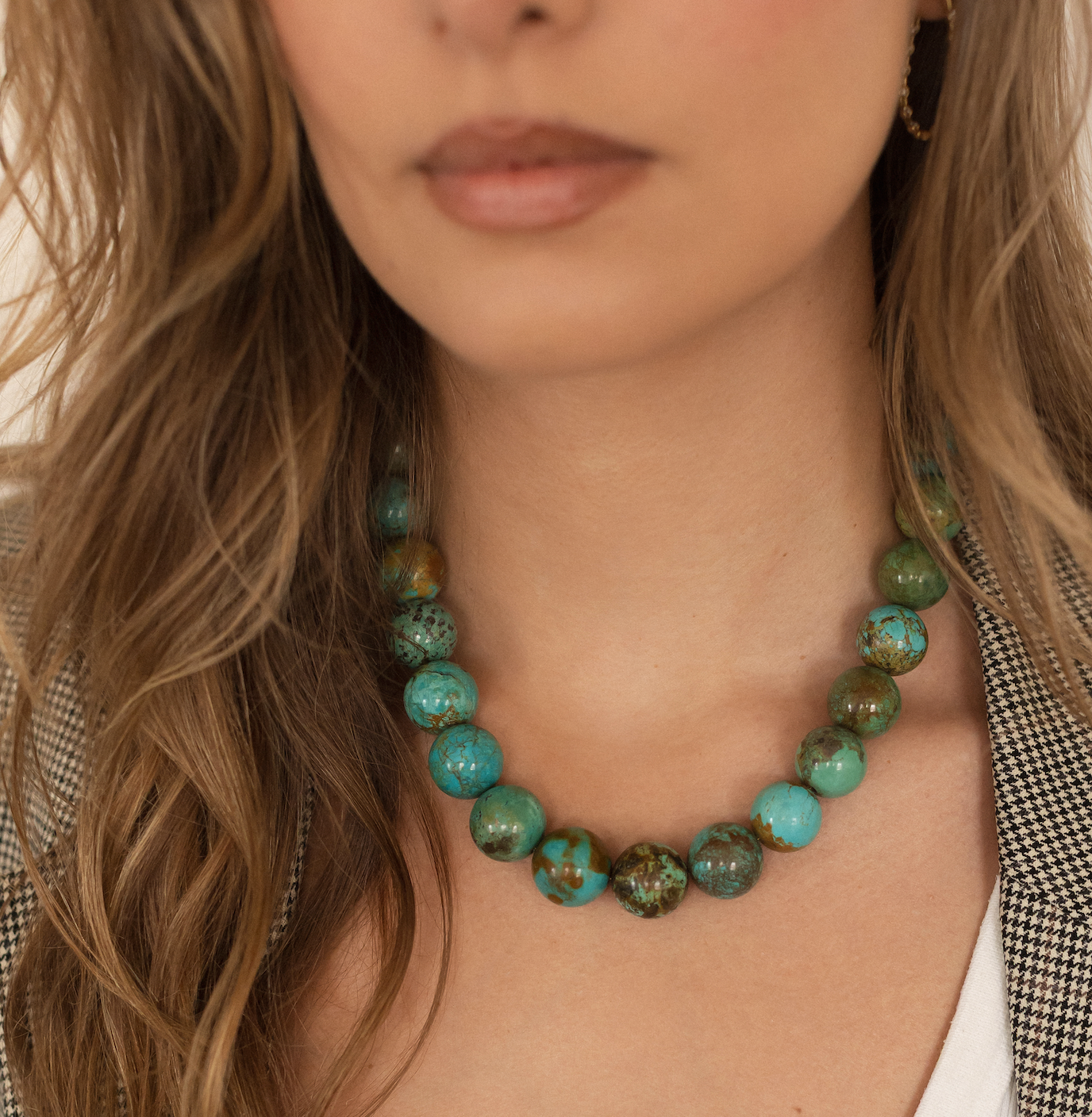 TURQUOISE PEARLS (ROUNDS)