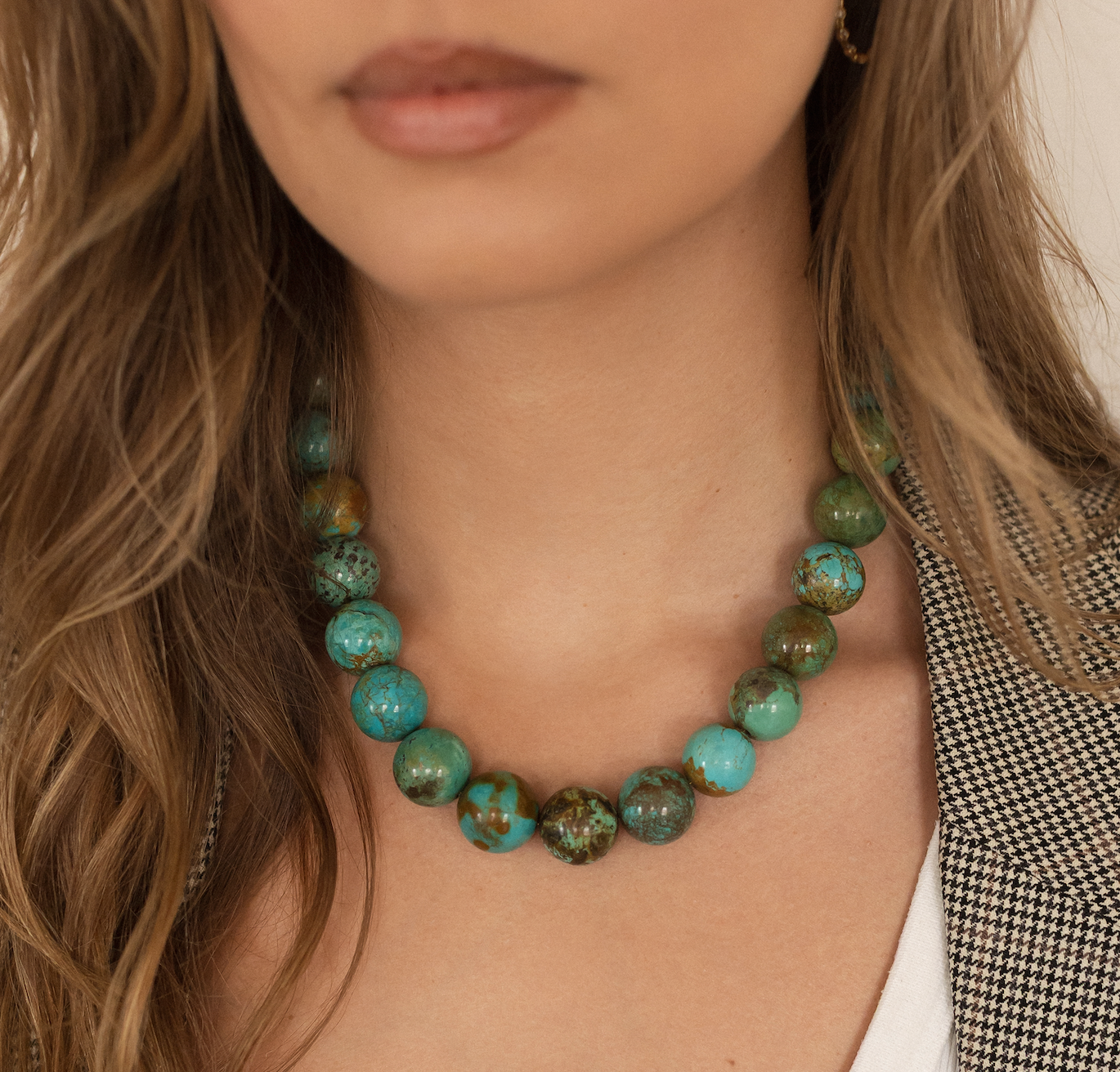TURQUOISE PEARLS (ROUNDS)