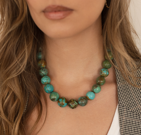 TURQUOISE PEARLS (ROUNDS)