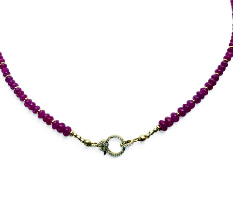 RUBY & DIAMOND NECKLACE