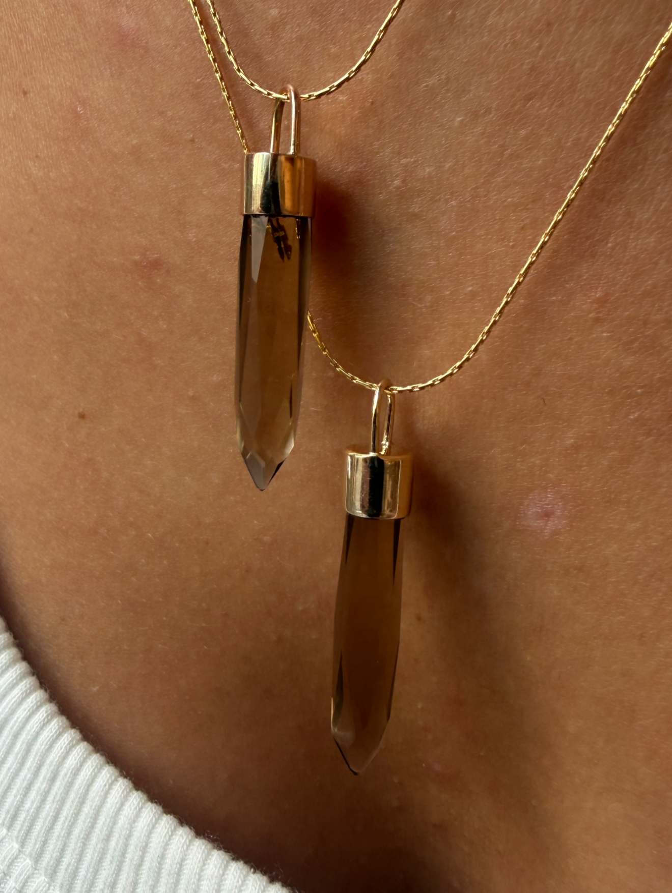 SMOKY QUARTZ PROTECTION AMULET