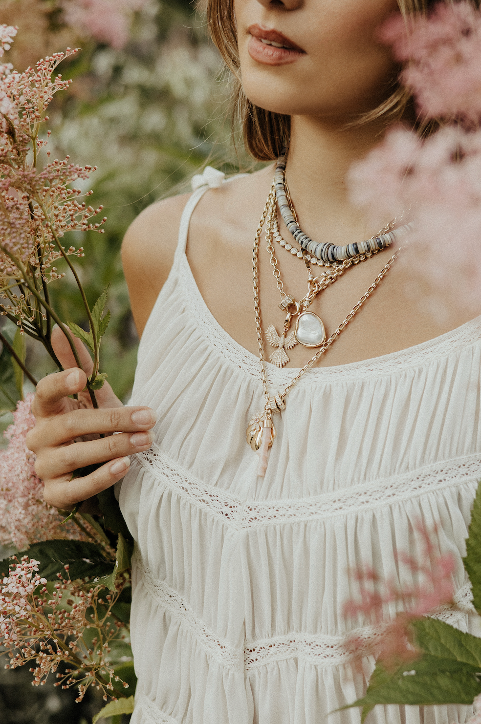 OPAL BEADED NECKLACE
