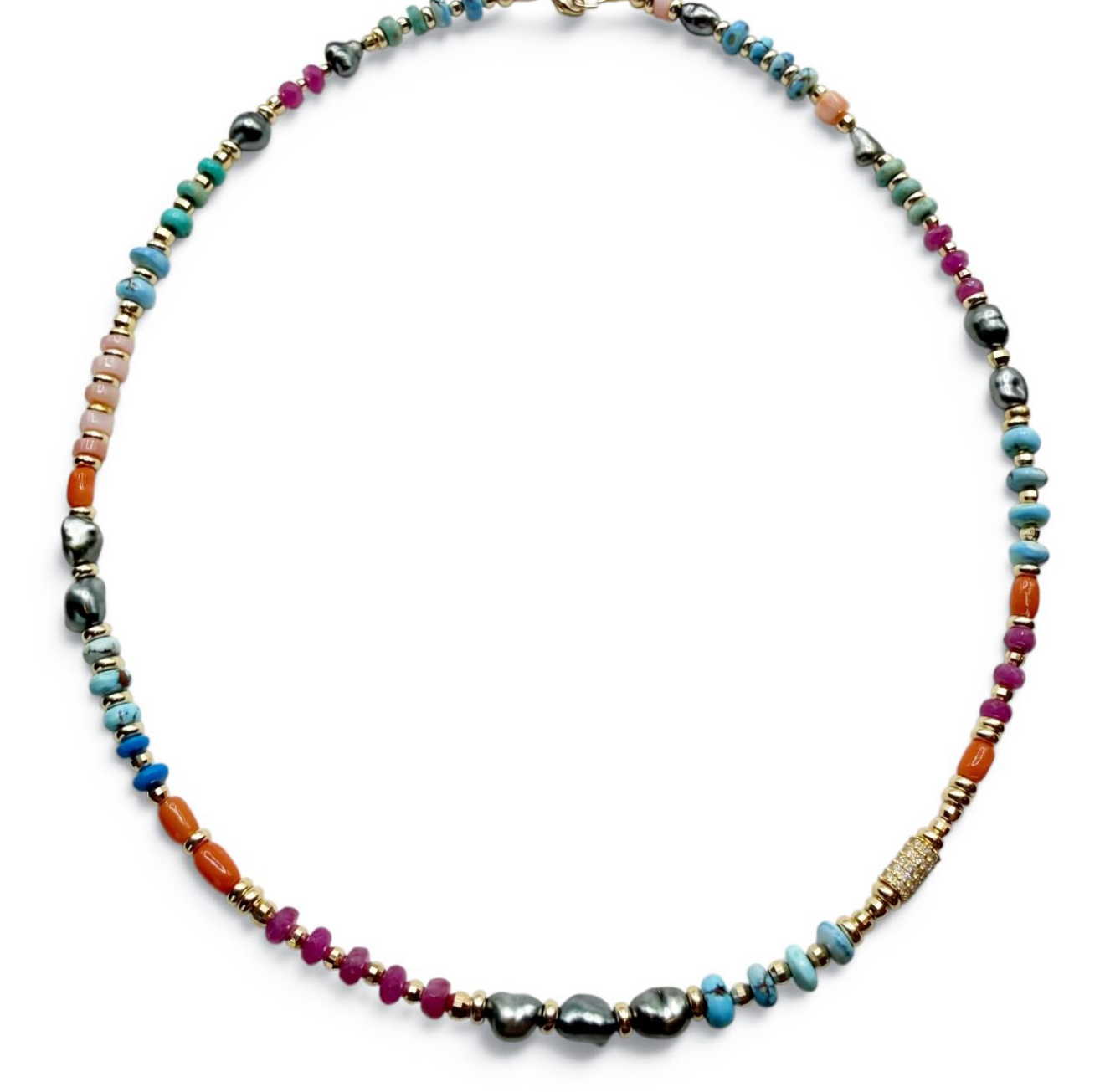 ANTIQUITY MULTI GEMSTONE NECKLACES