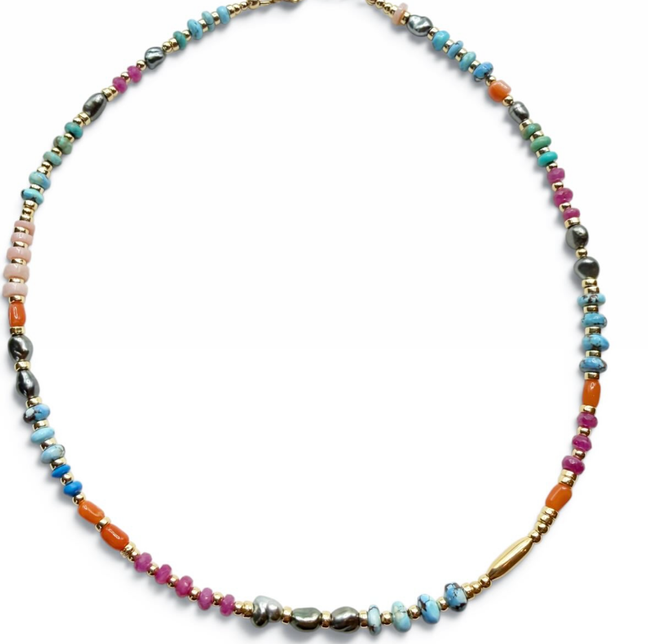 ANTIQUITY MULTI GEMSTONE NECKLACES
