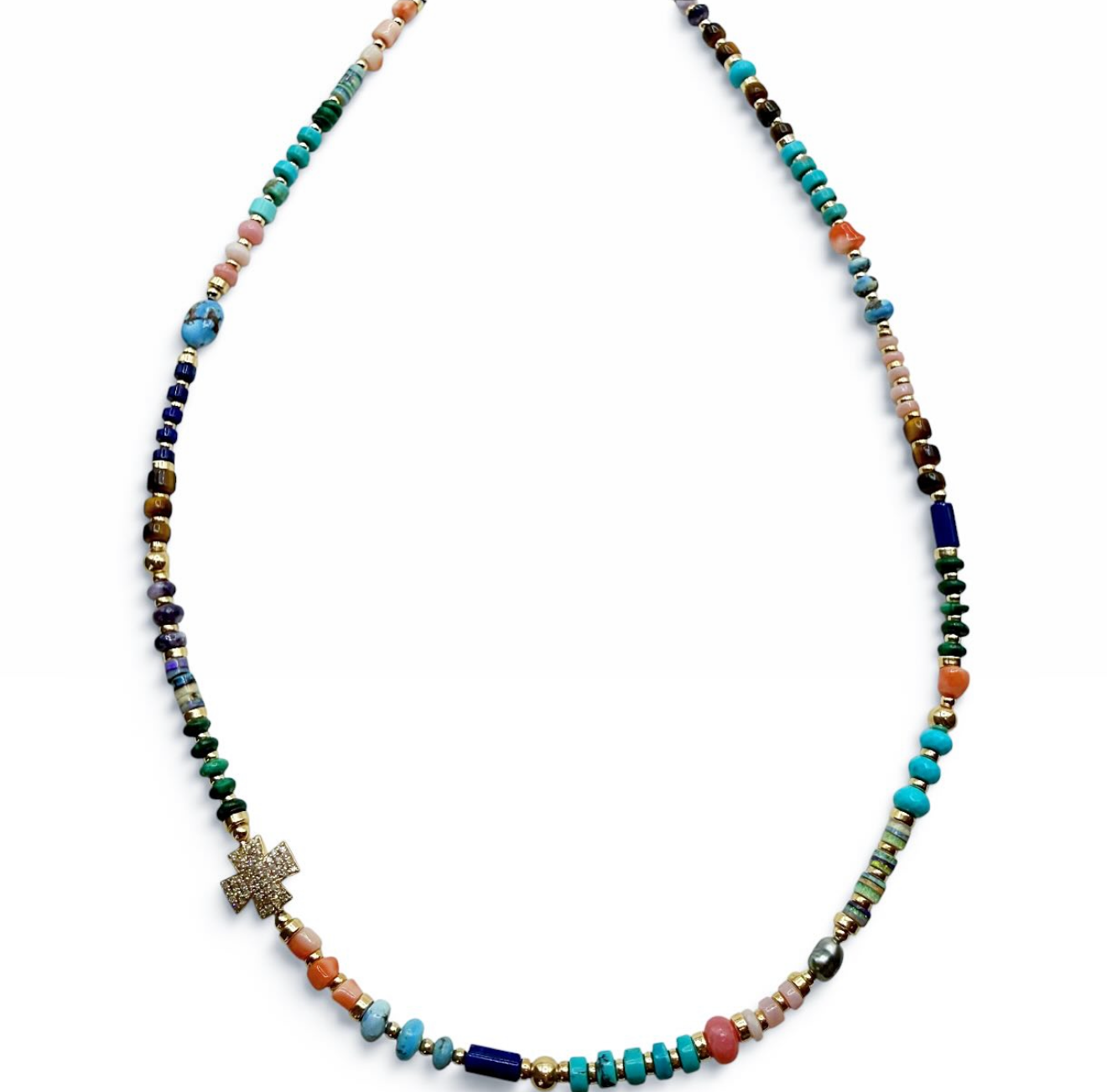 MULTI GEMSTONE BADED NECKLACES