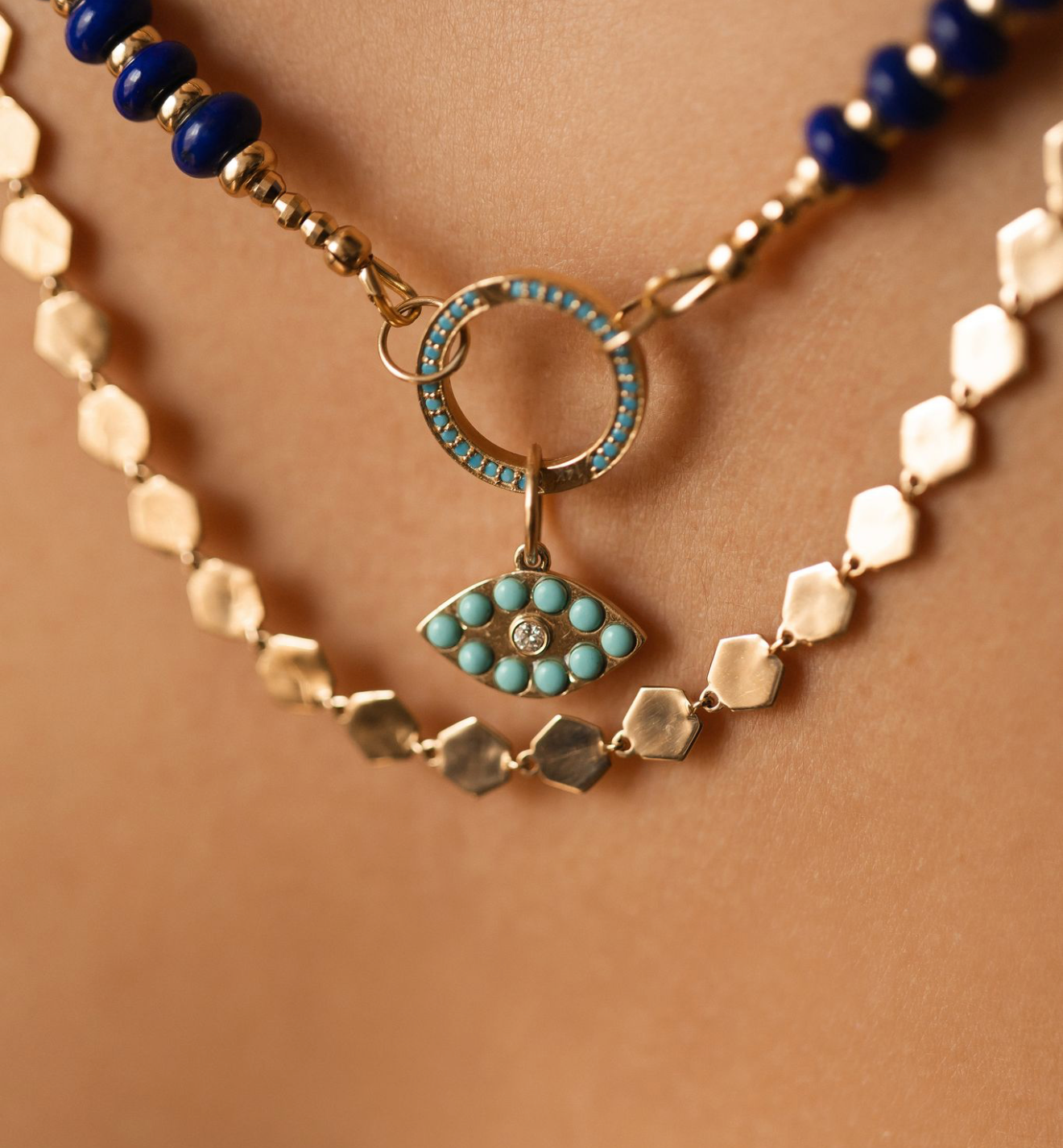 TURQUOISE EVIL EYE CHARM