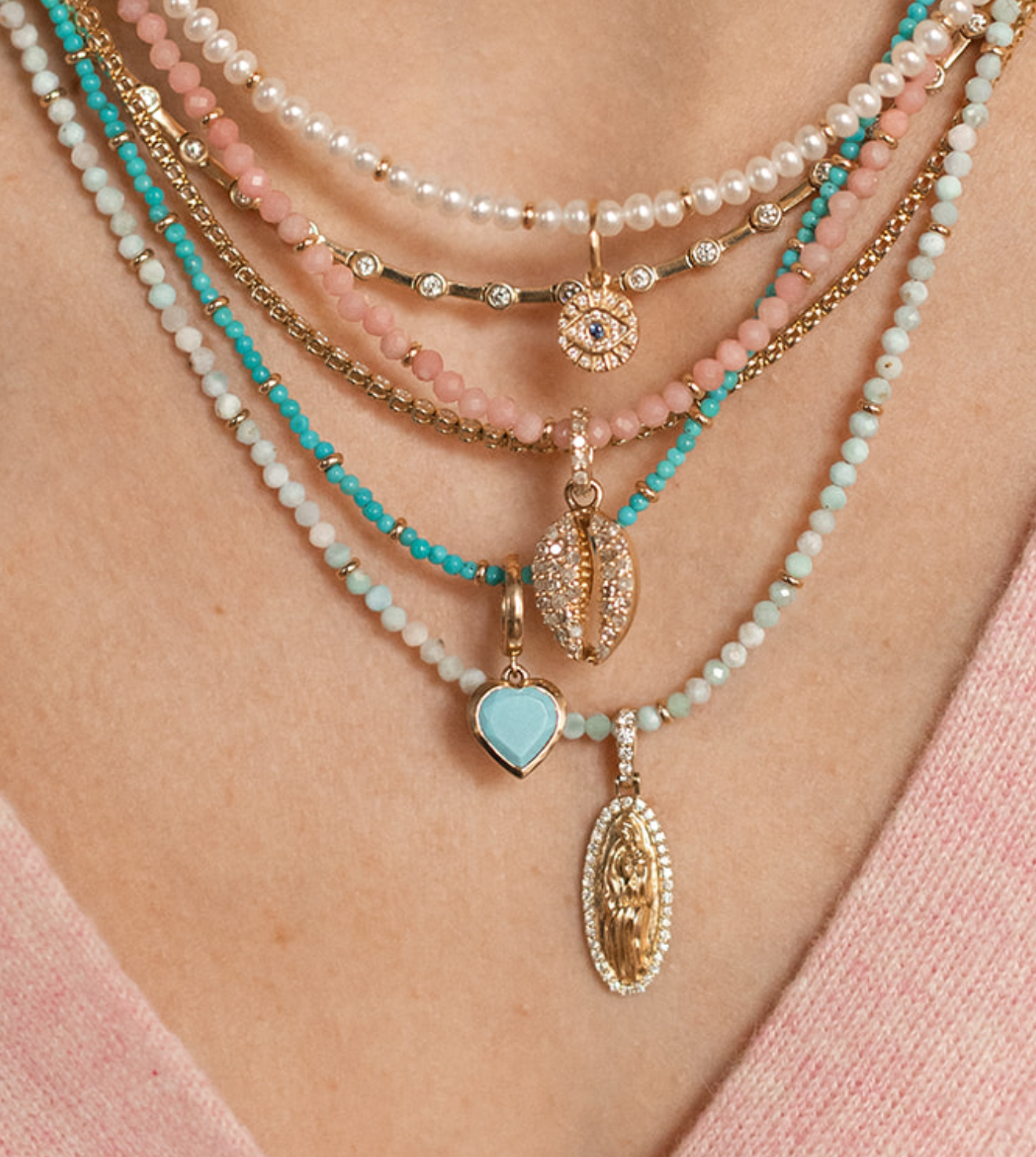 THE TURQUOISE PUFFY HEART
