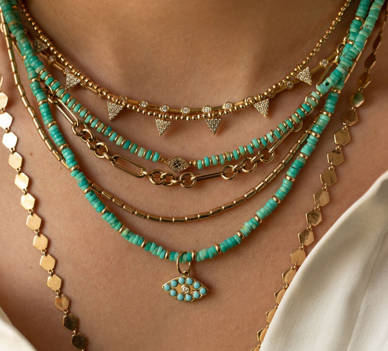 TURQUOISE EVIL EYE CHARM