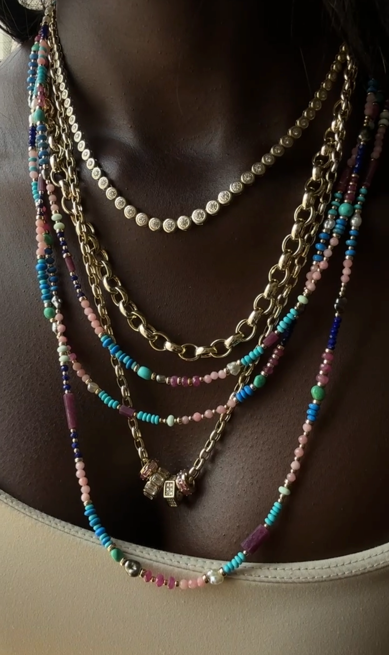 MULTIGEMSTONE NECKLACE