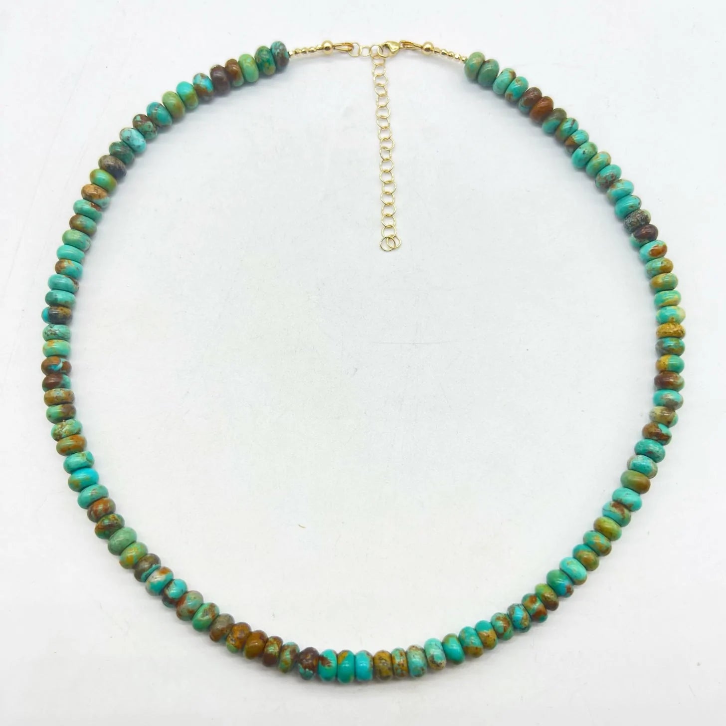 6MM GREEN/BLUE TURQUOISE NECKLACE GIFT