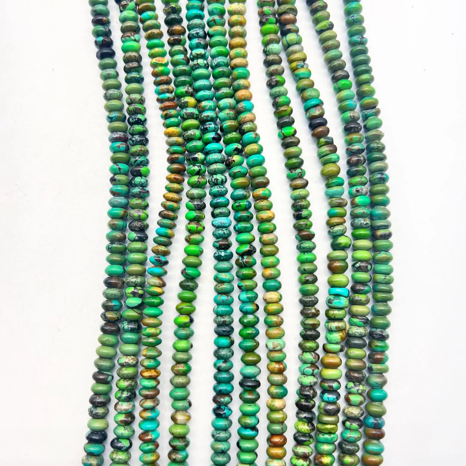 6MM GREEN/BLUE TURQUOISE NECKLACE GIFT