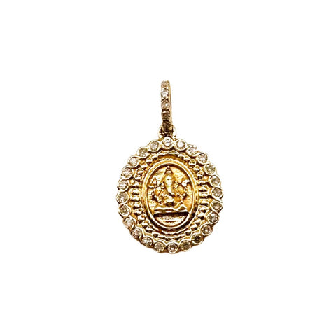 GANESHA & DIAMOND AMULET