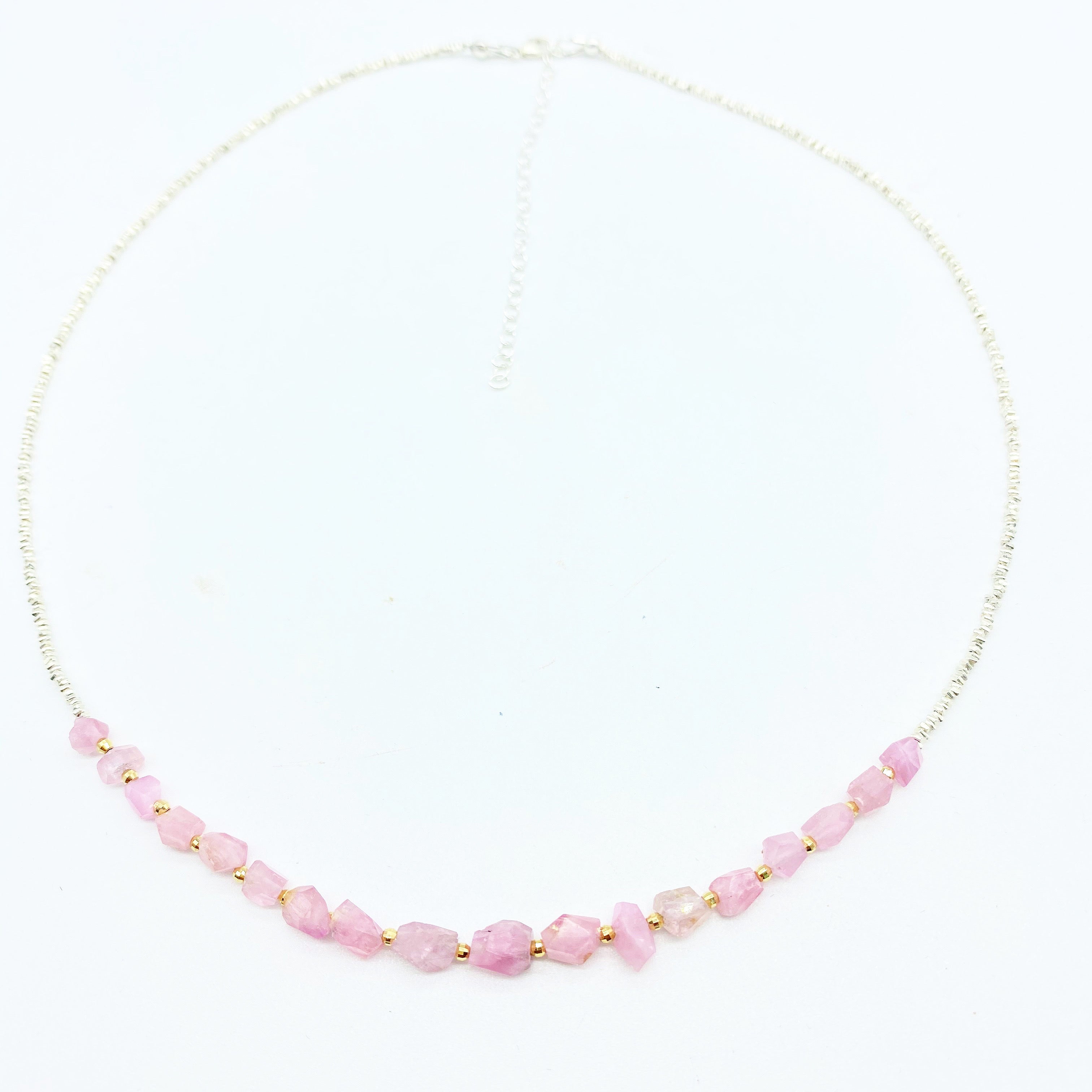 PINK TOURMALINE GYPSY NECKLACE GIFT