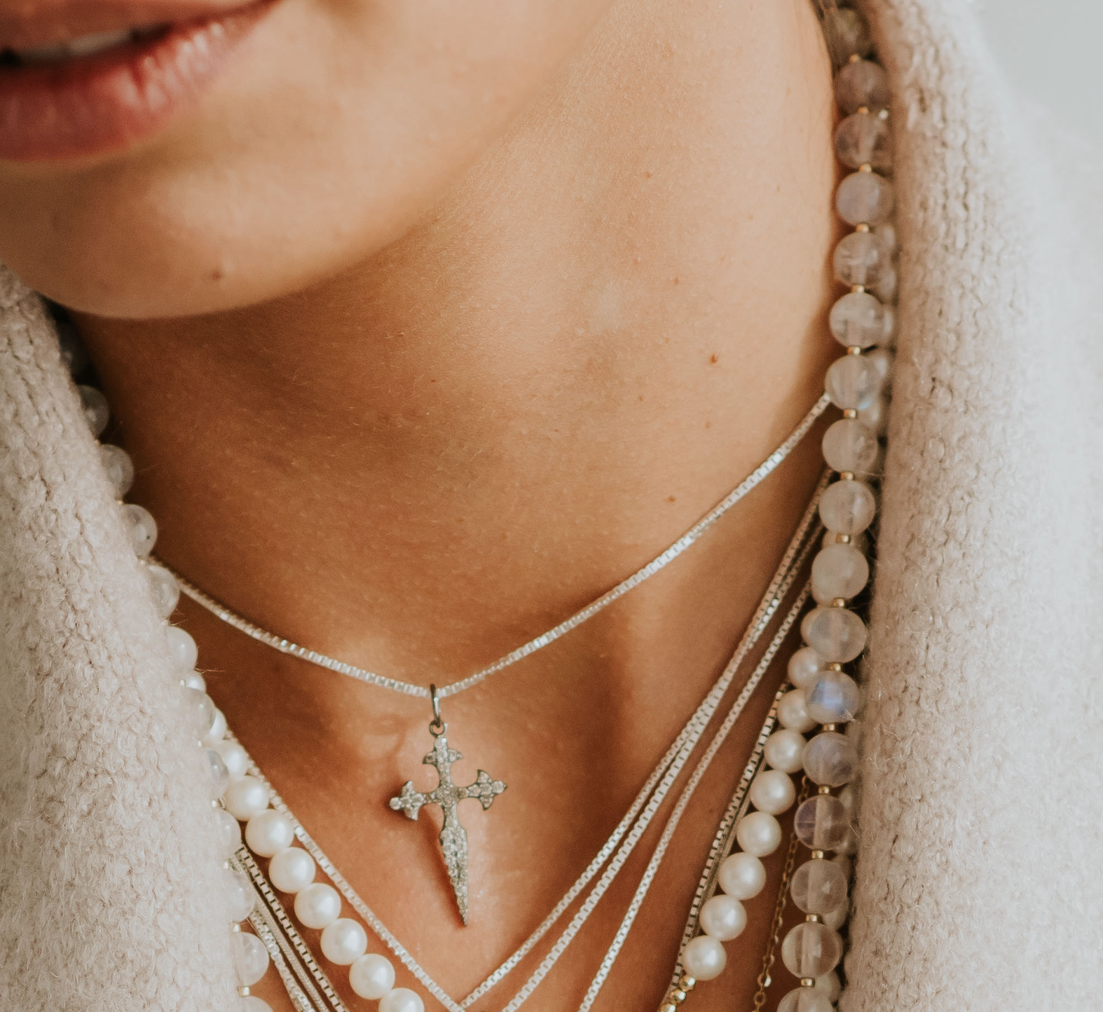 DIAMOND SILVER CROSS