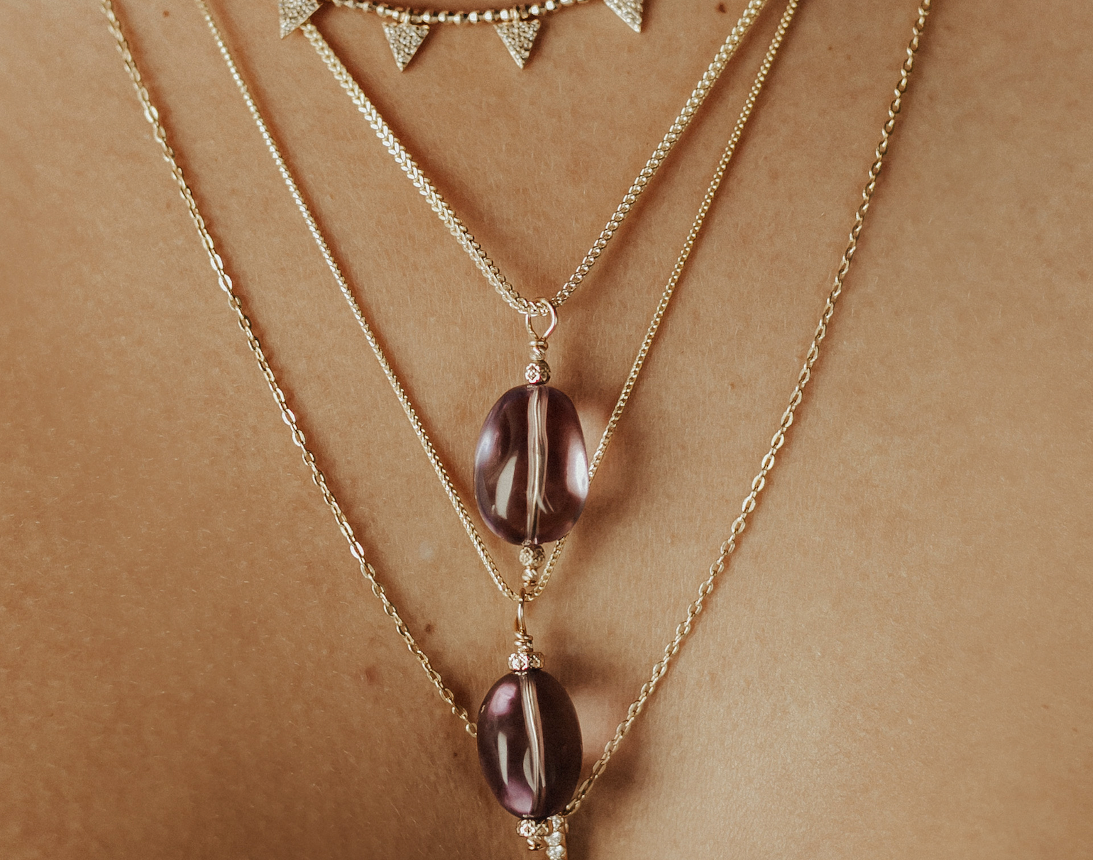 AMETHYST AMULET GIFT WITH PURCHASE